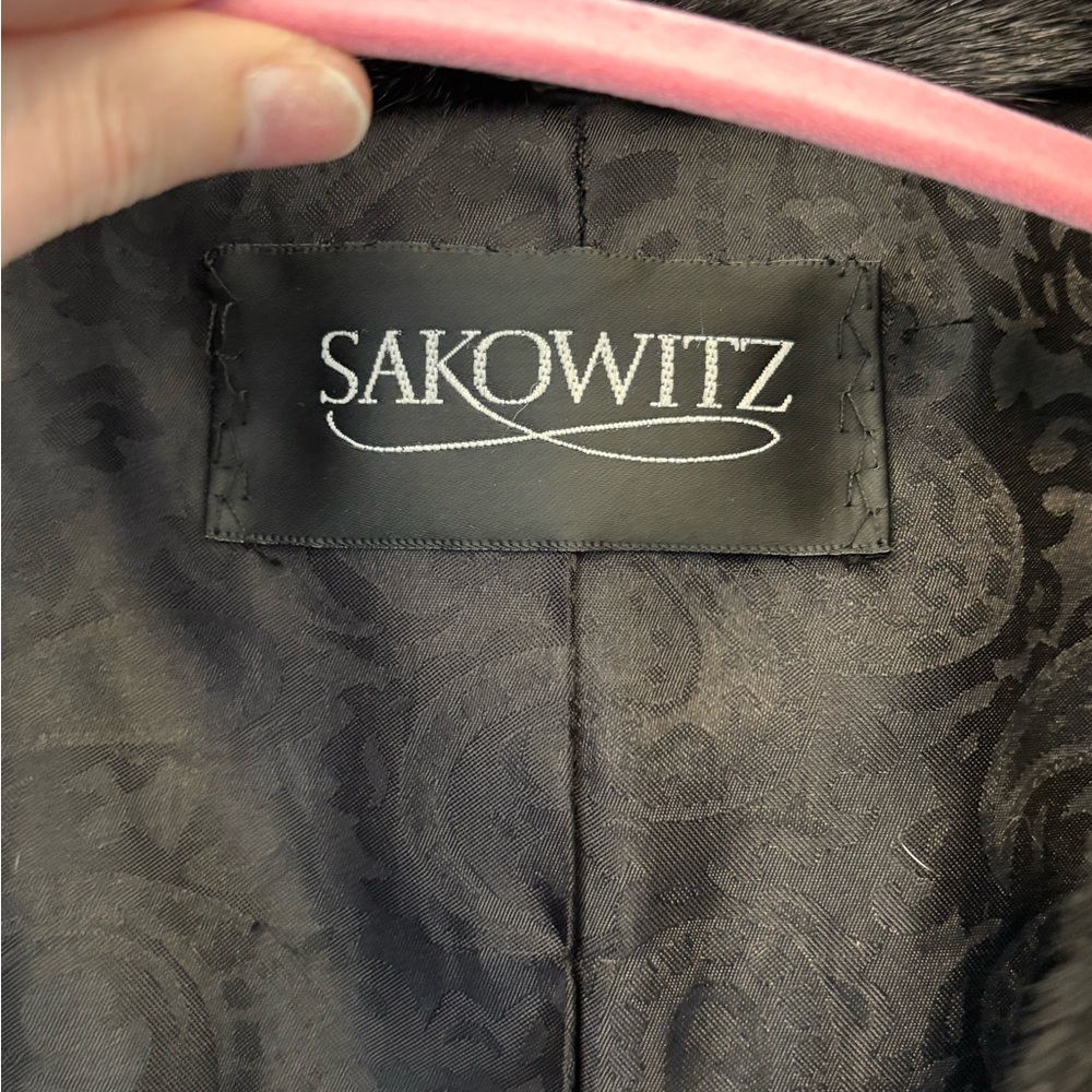 Sakowitz REAL mink fur coat - Picture 3 of 4